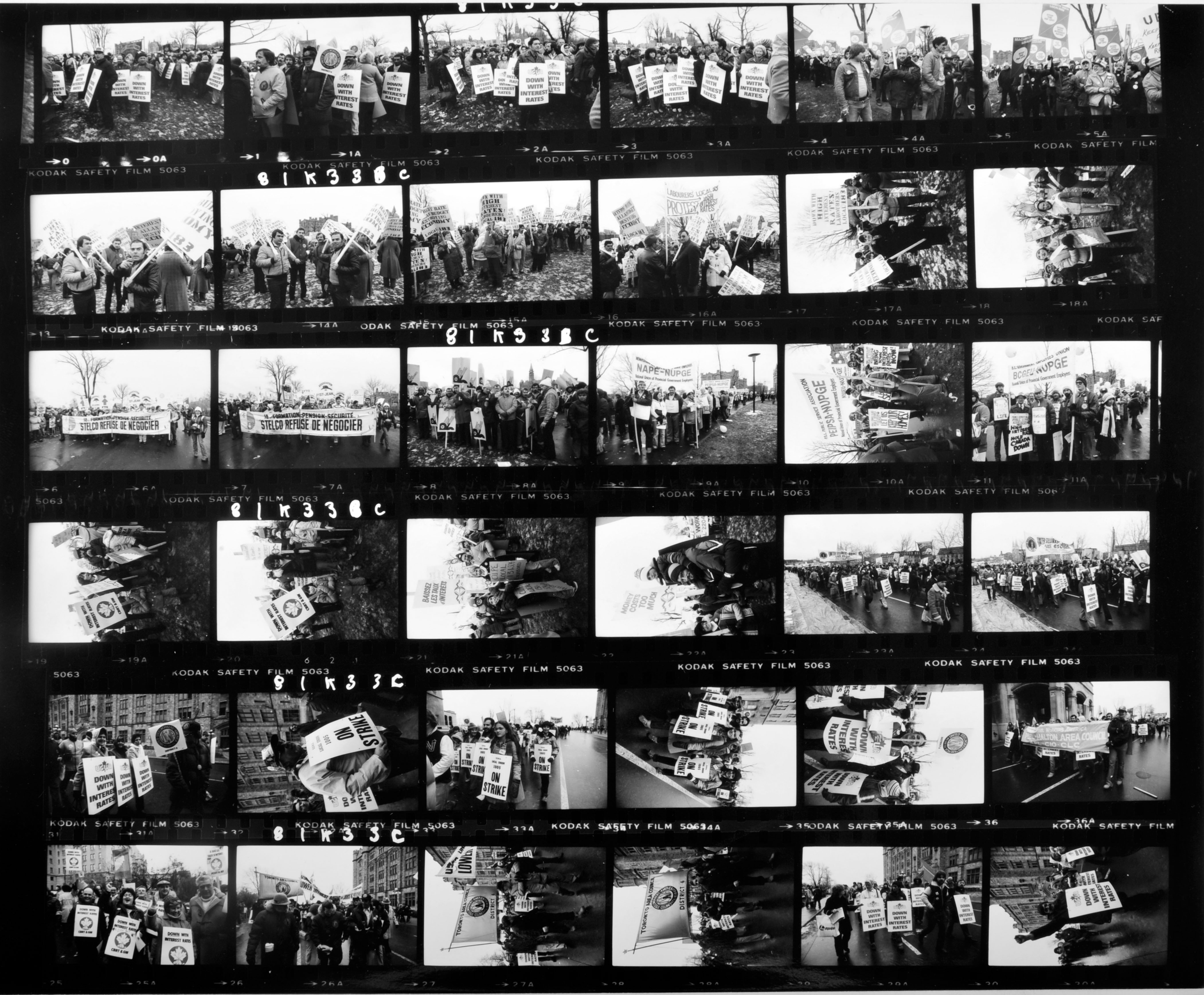 Ottawa Parliament Hill 1981 Interest Rate Campaign