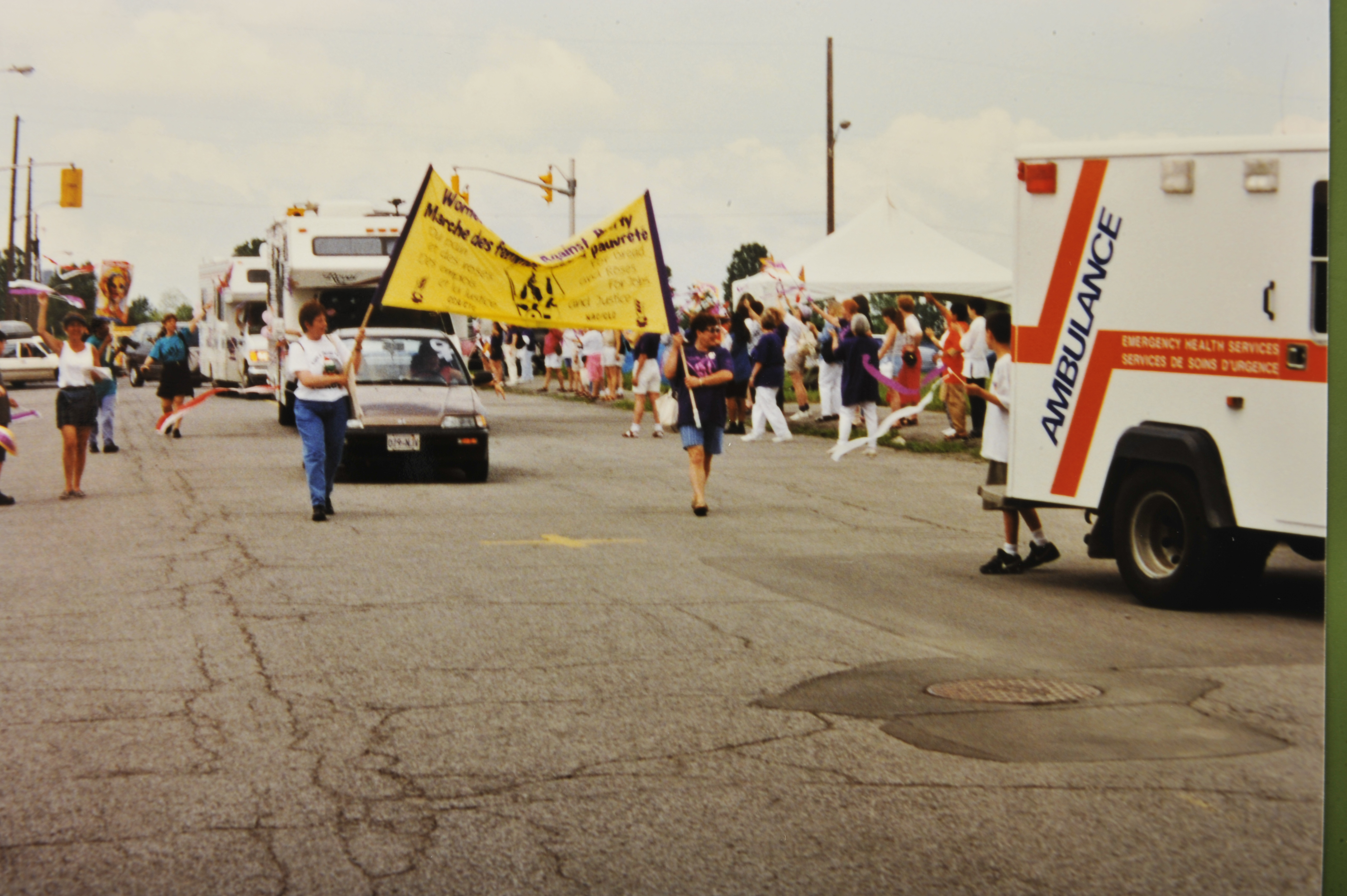 1996 Parliament Hill ottawa woman woman's march