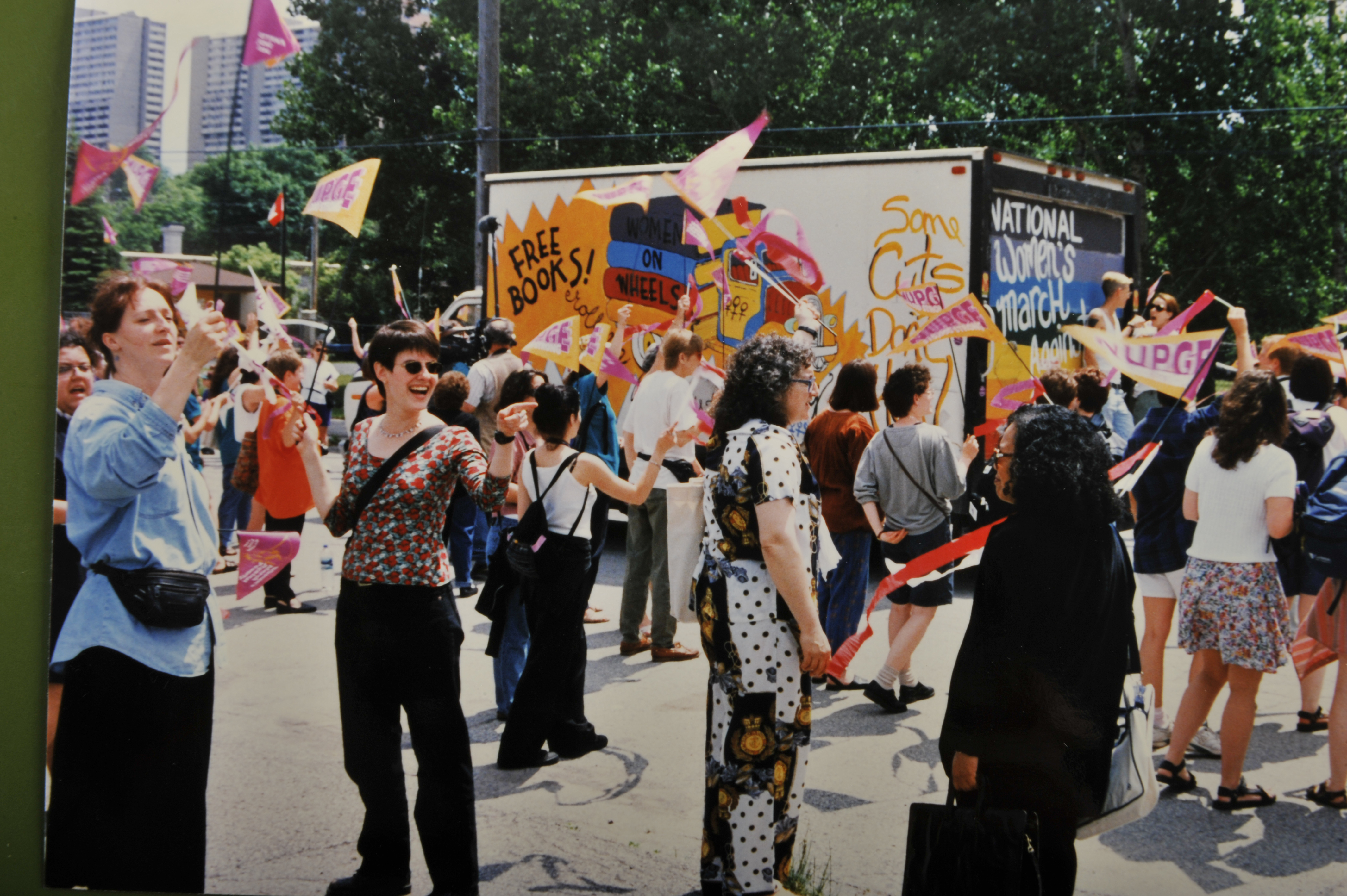 1996 Parliament Hill ottawa woman woman's march