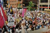 1996 march against poverty woman woman's march