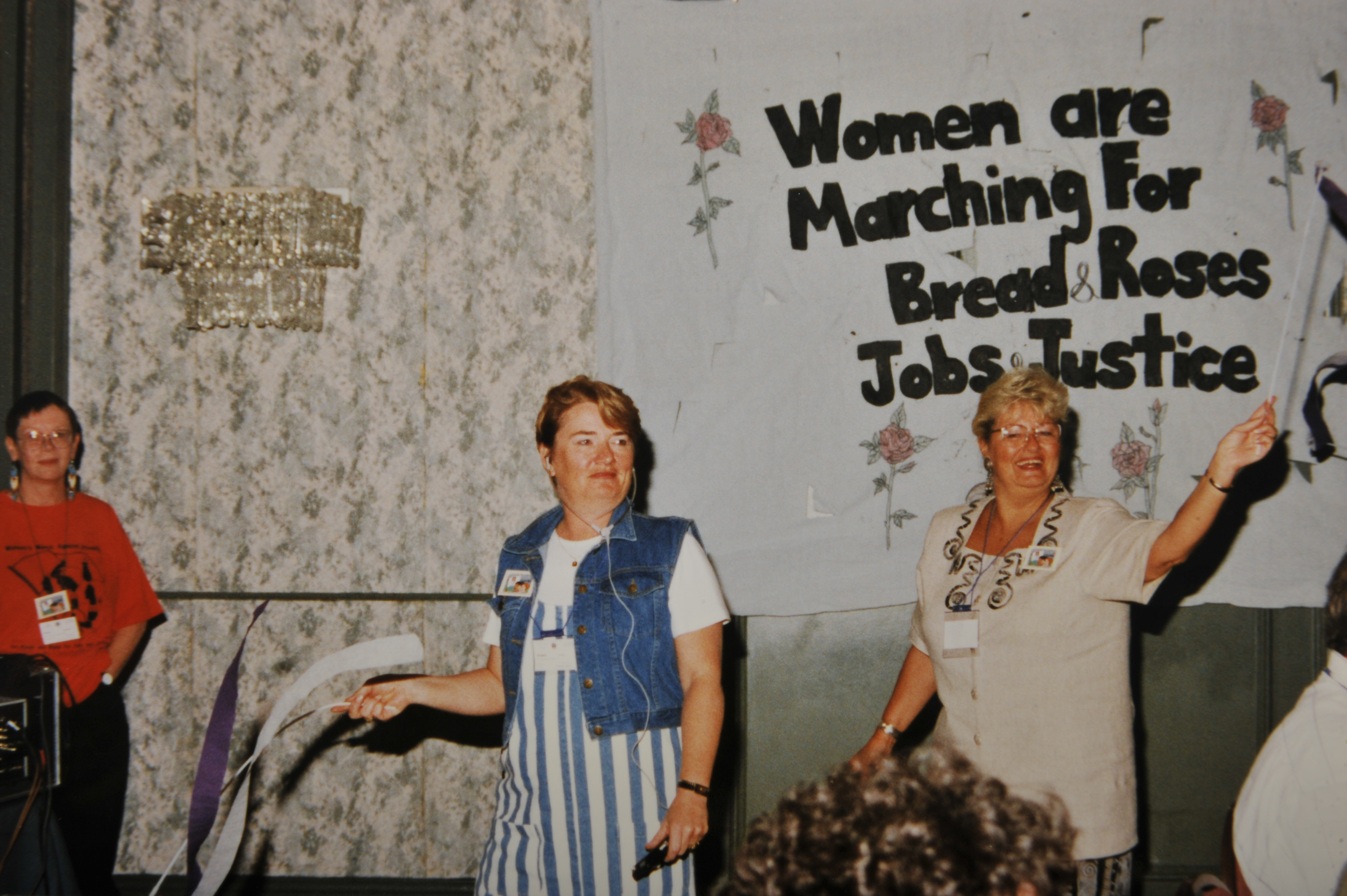 1996 bread and roses jobs and jesus march against poverty woman woman's march