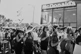 1997 CLC Woman's Meeting Ottawa demos at Starbucks, Wal-Mart, McDonald's woman