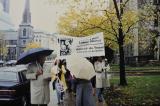 1990 Pro-choice rally ottawa woman