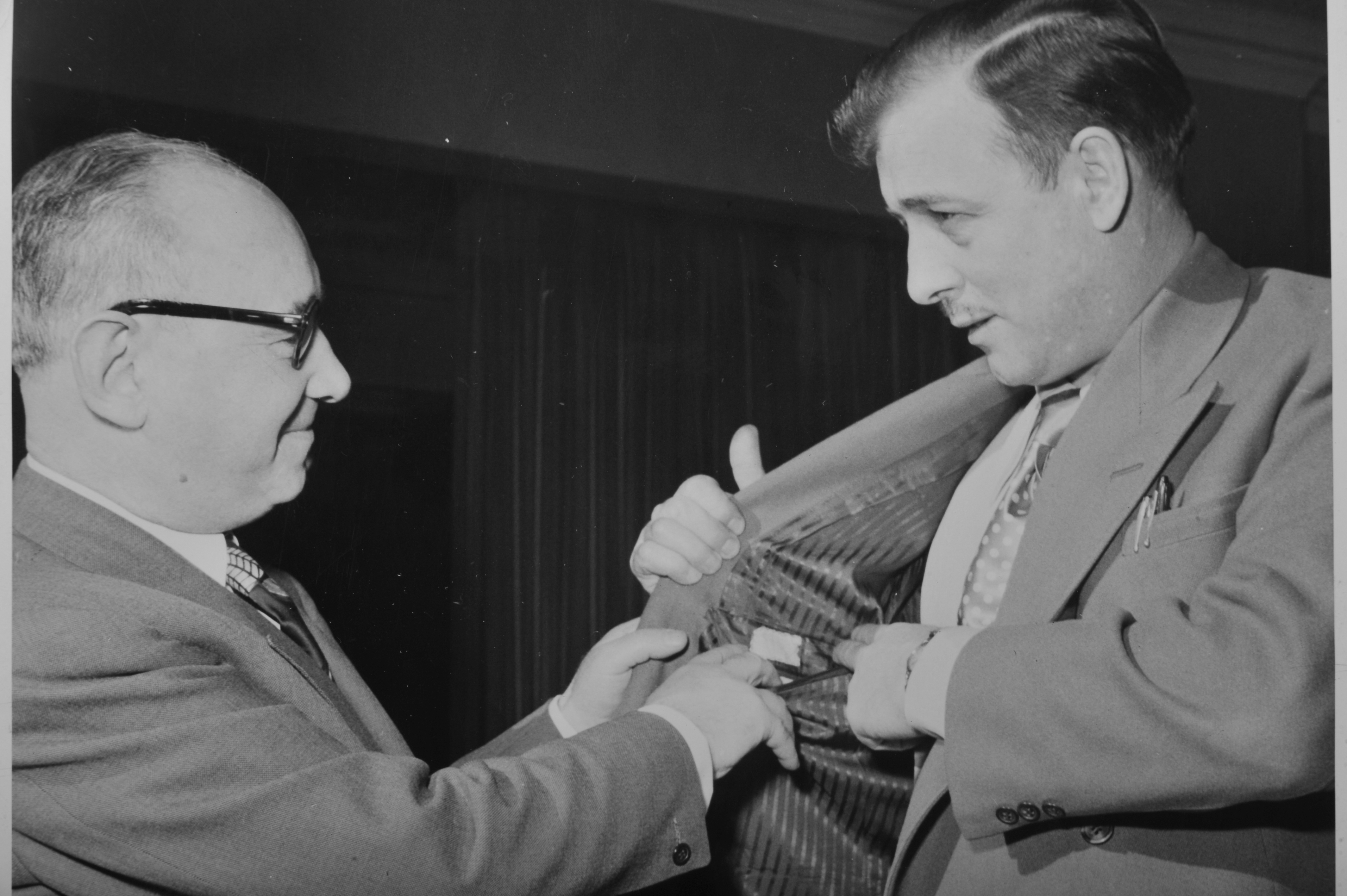1956 ACWA Mayor Jean Drapeau Union Label montreal