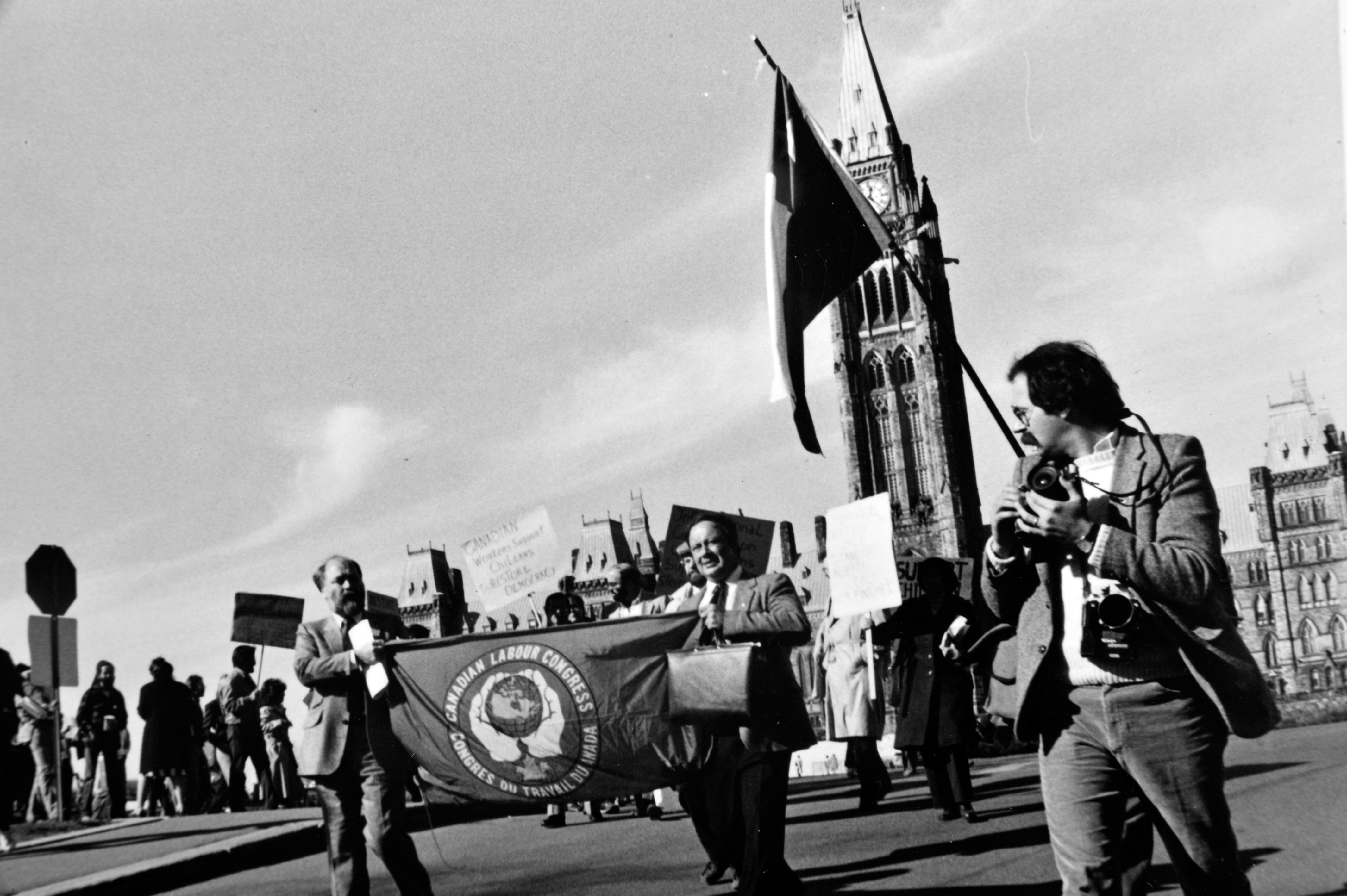 Demonstrations Ottawa 1984 Chile International Affairs 1956-1987