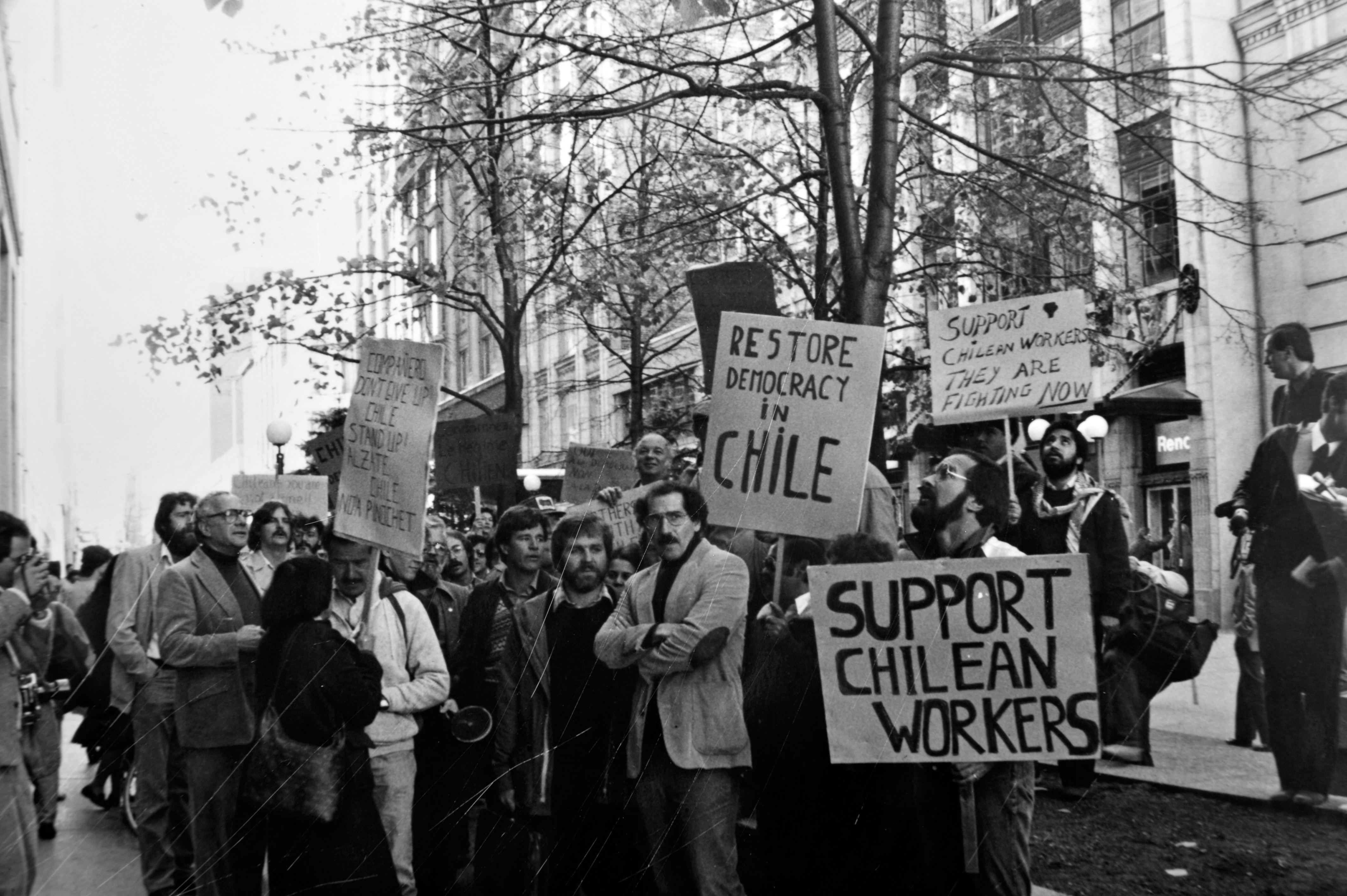 Demonstrations Ottawa 1984 Chile International Affairs 1956-1987