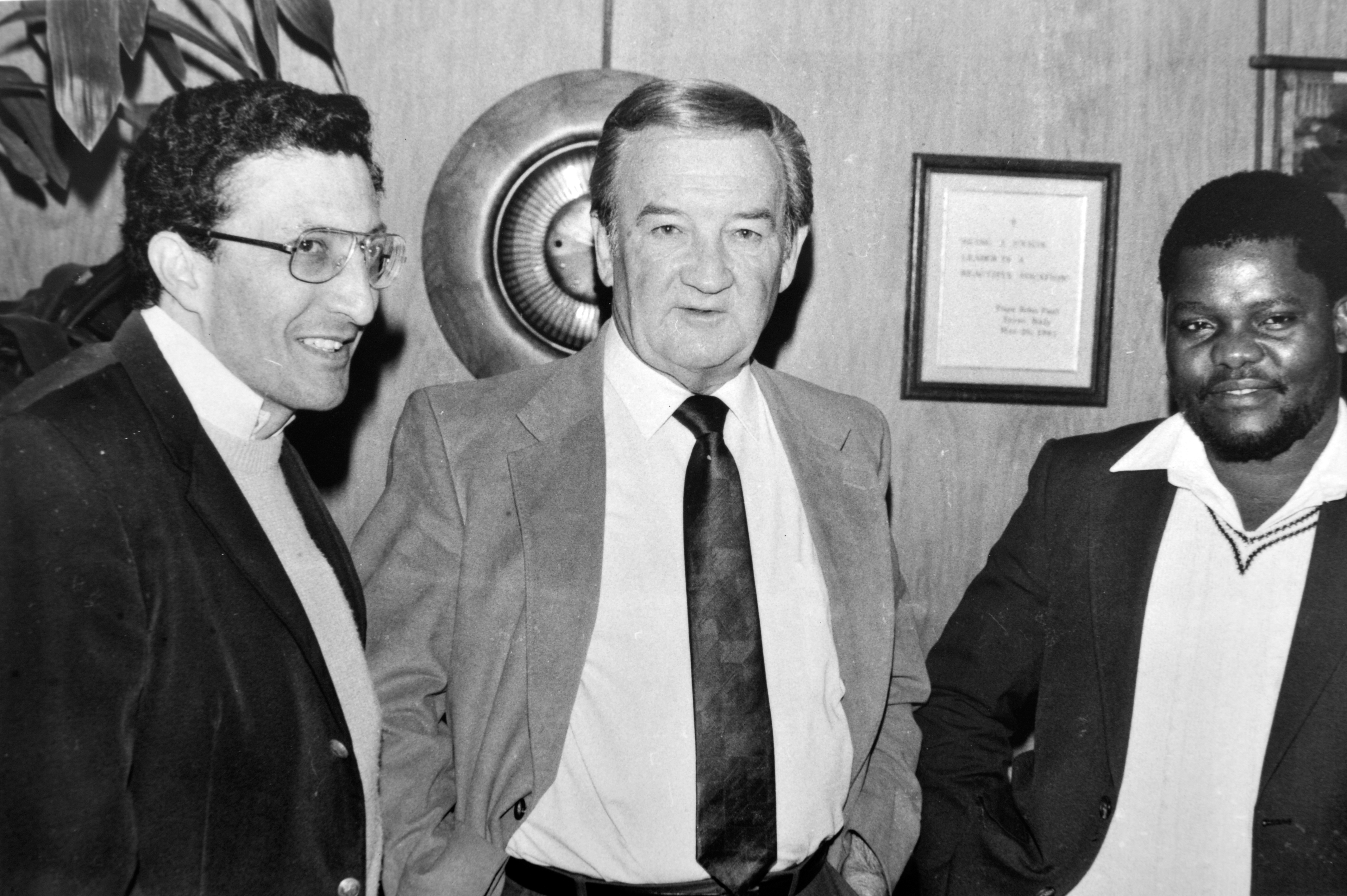 Dennis McDermott 1985 Anti Apatheid Protest Shirley Carr South Africa International Affairs