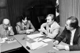 Ed Broadbent federal election 1979 federal NDP 1979-1984 Toronto Dennis McDermott parallel campaign Bob Rae Nadine Hunt Ken Collins J Curley
