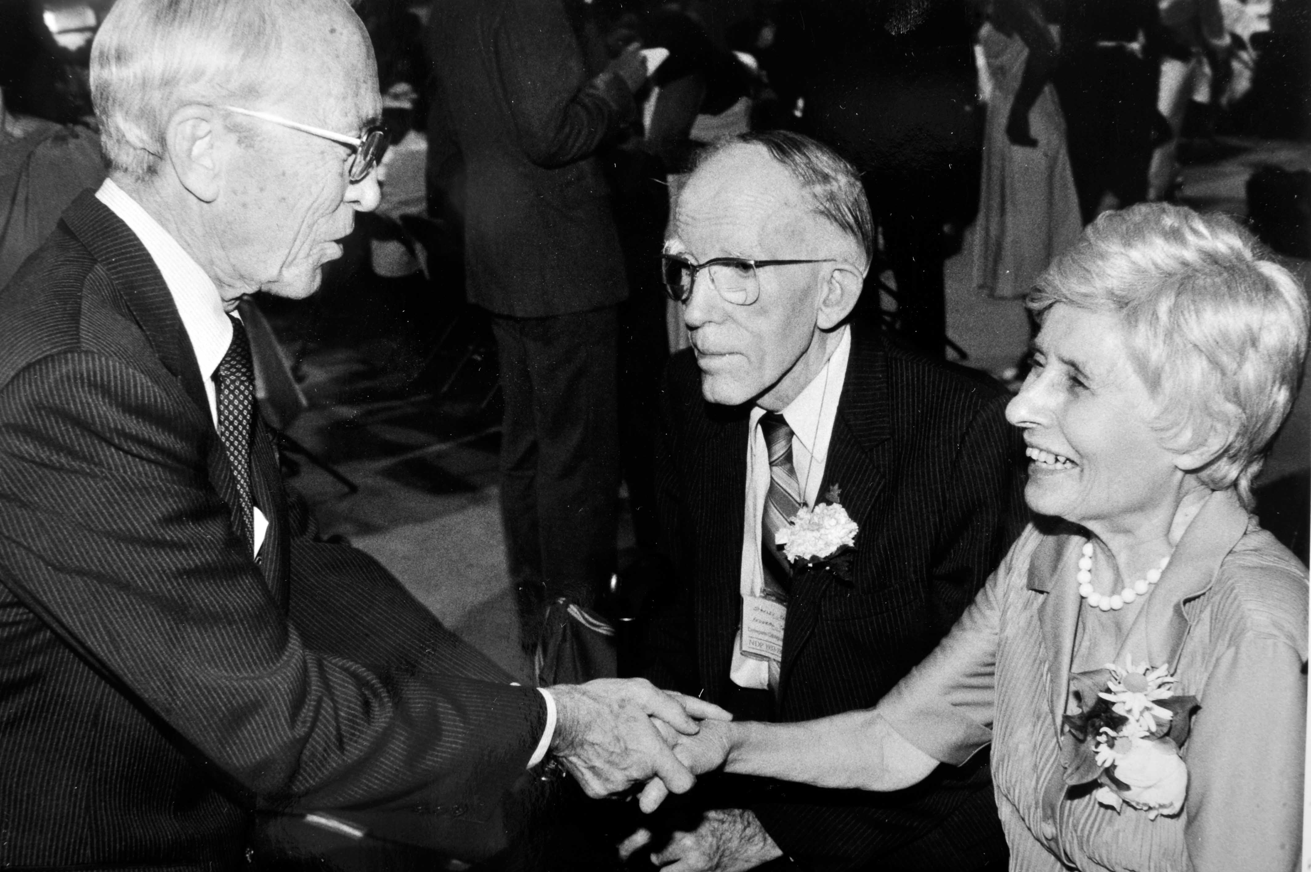 Grace MacInnis Stanley Knowles Tommy Douglas Regina Federal Convention 1983 federal NDP