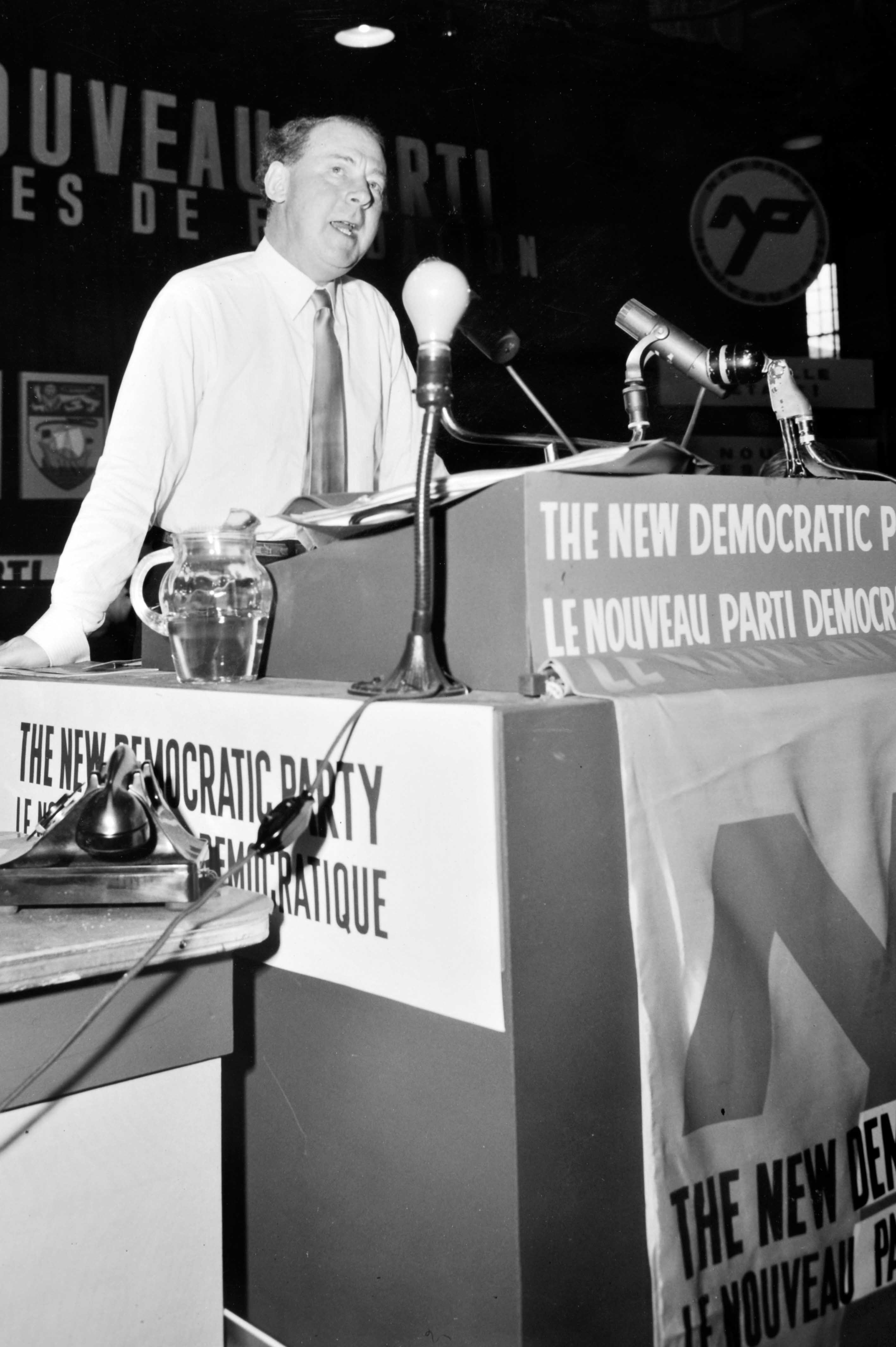 1961 Ottawa founding convention 1956-1978 NDP