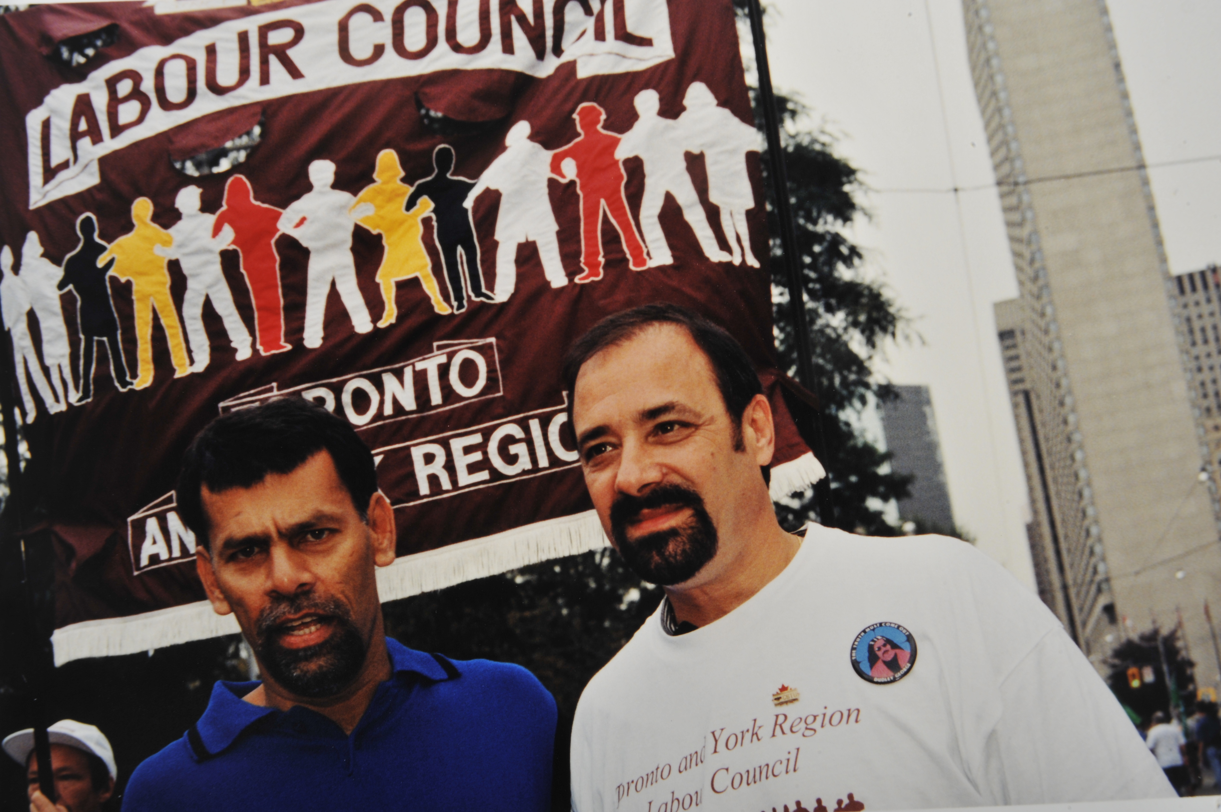 Toronto 1999 Hassan Yussuff Ken Georgetti Parade Labour Day
