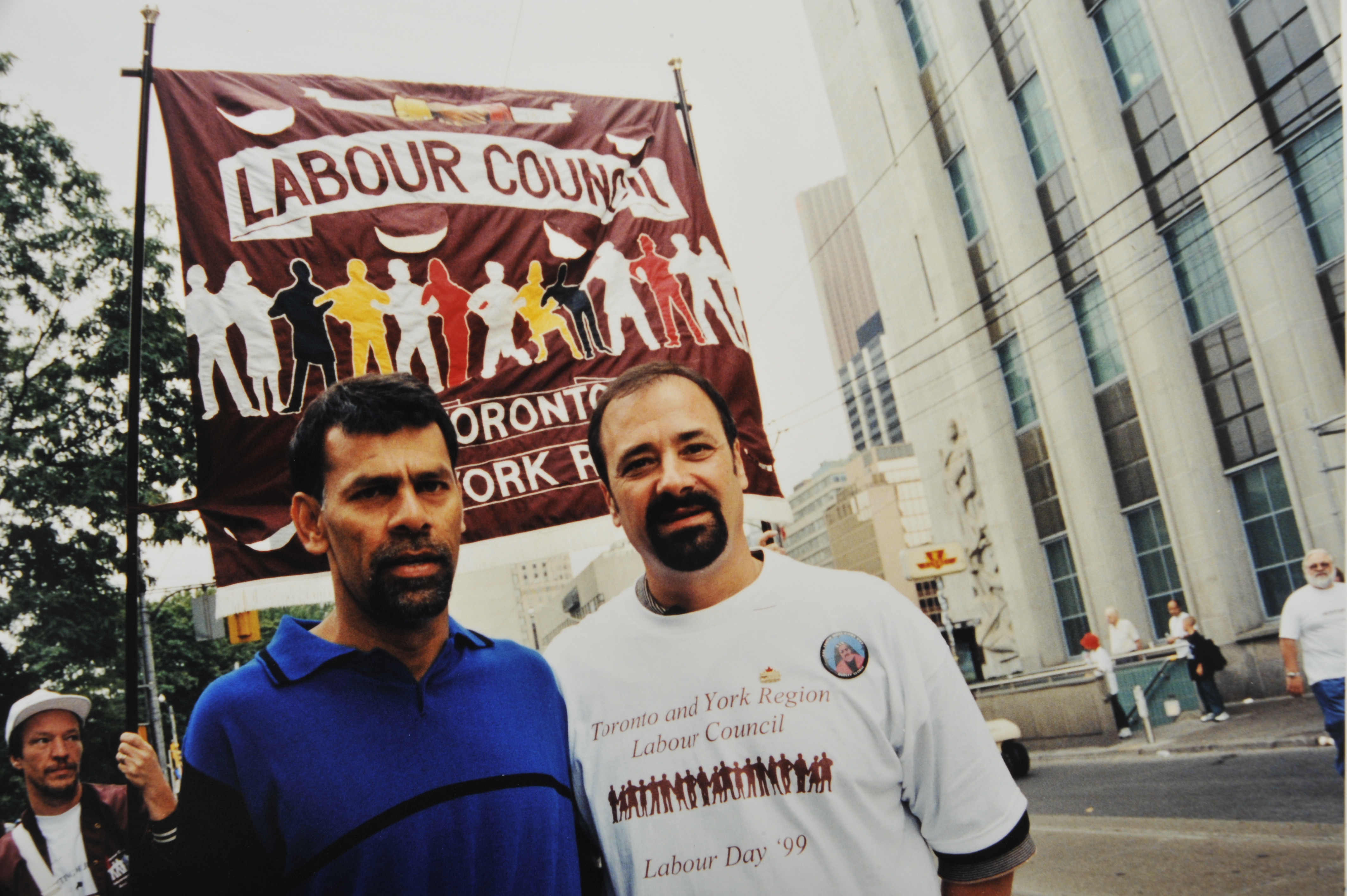 Toronto 1999 Hassan Yussuff Ken Georgetti Parade Labour Day