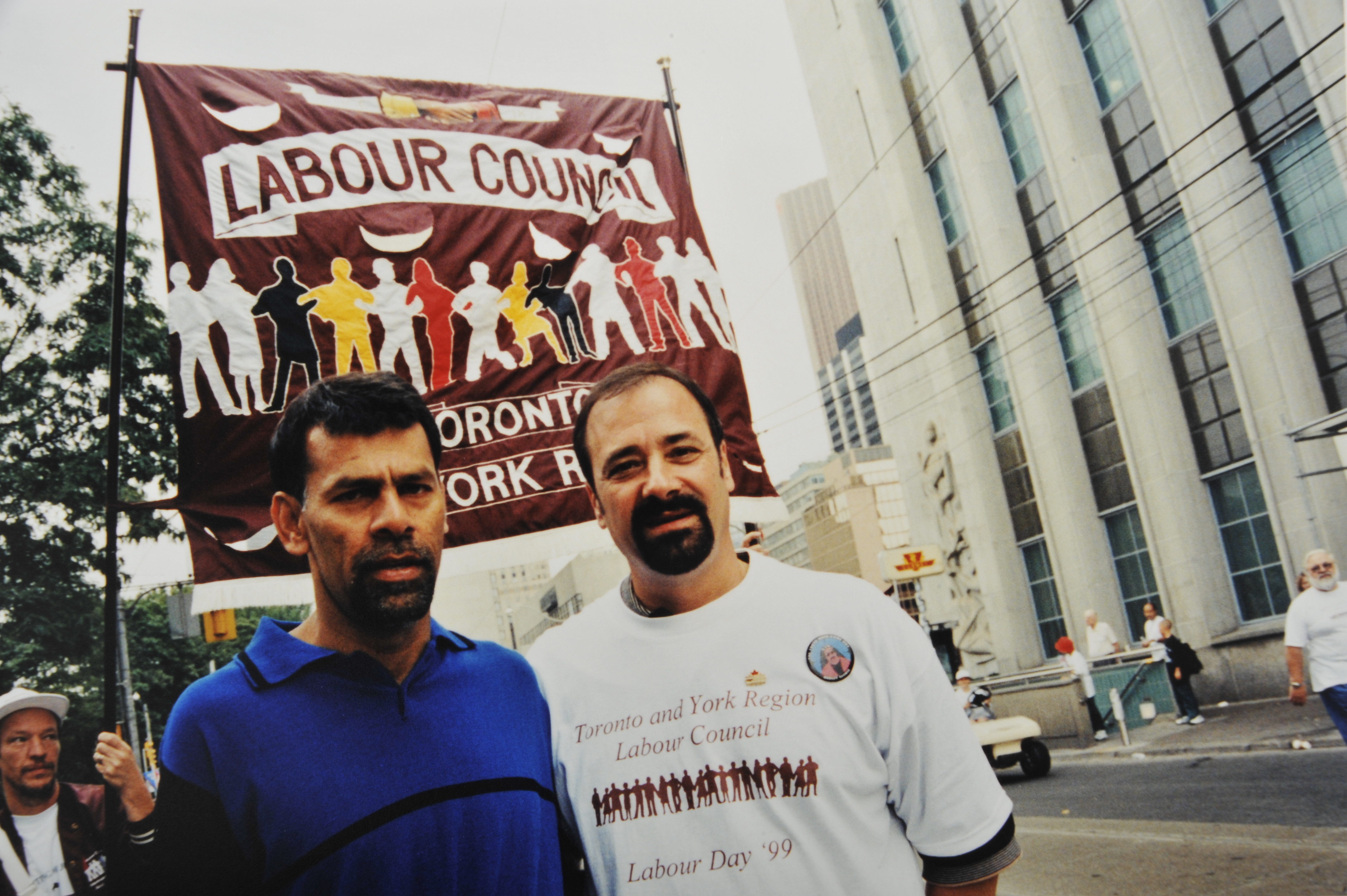 Toronto 1999 Hassan Yussuff Ken Georgetti Parade Labour Day