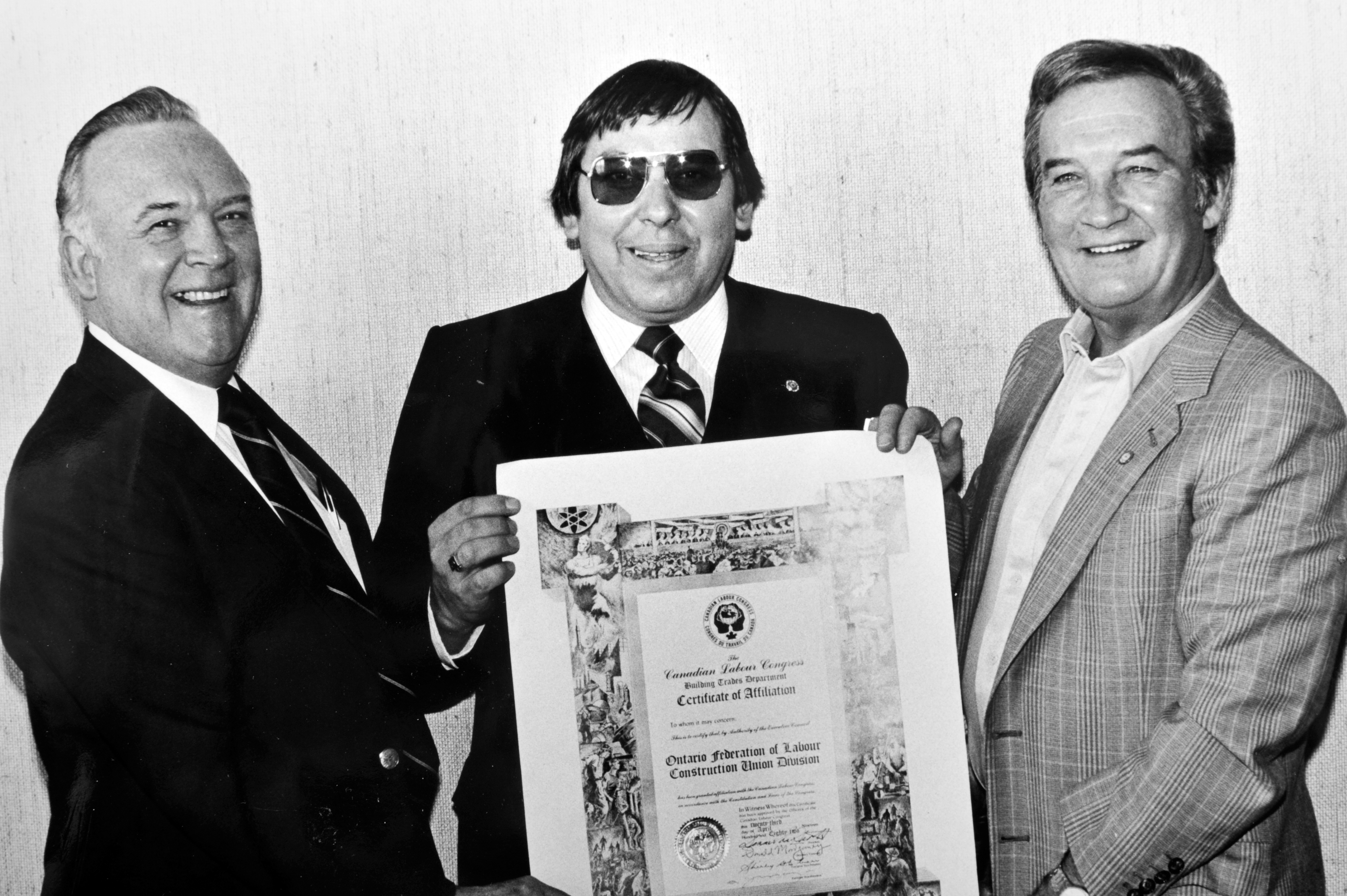 Dennis McDermott construction division 1982 OFL Ontario Federation of Labour