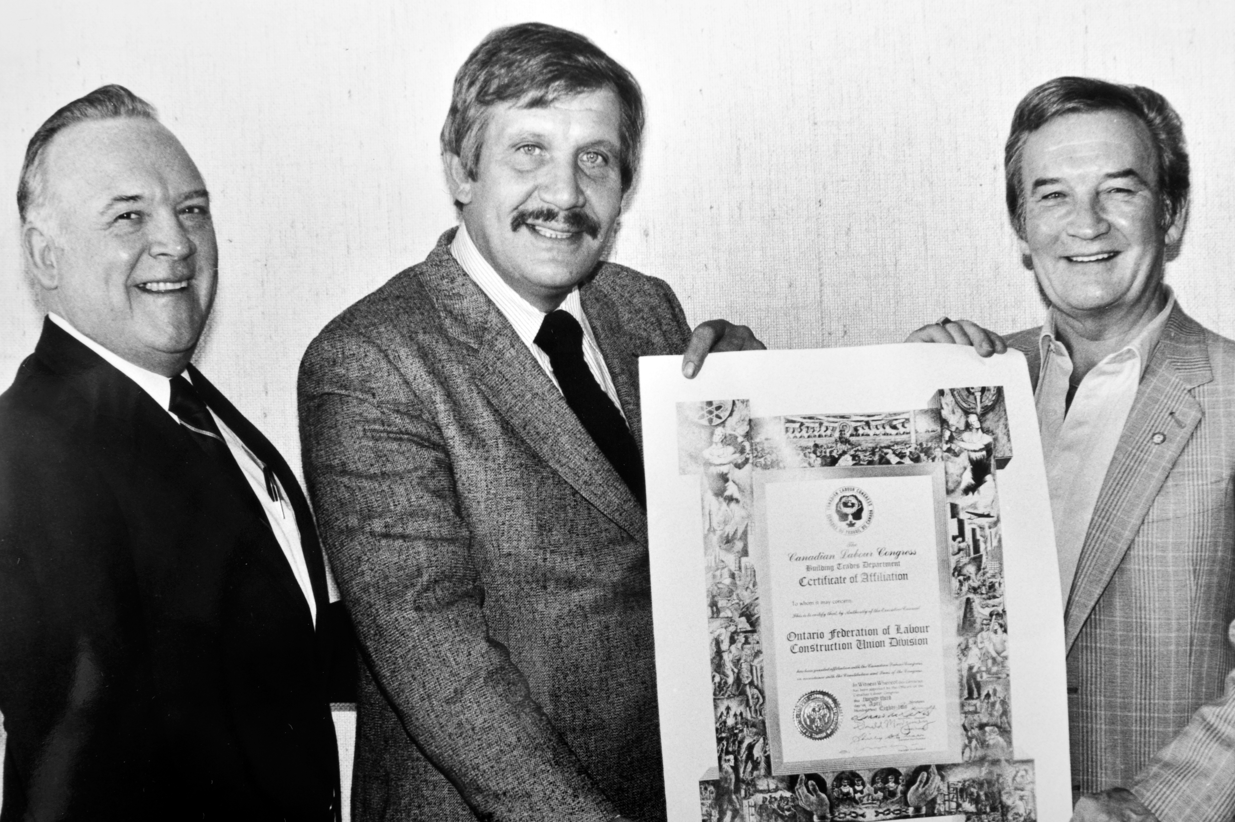 Dennis McDermott construction division 1982 OFL Ontario Federation of Labour