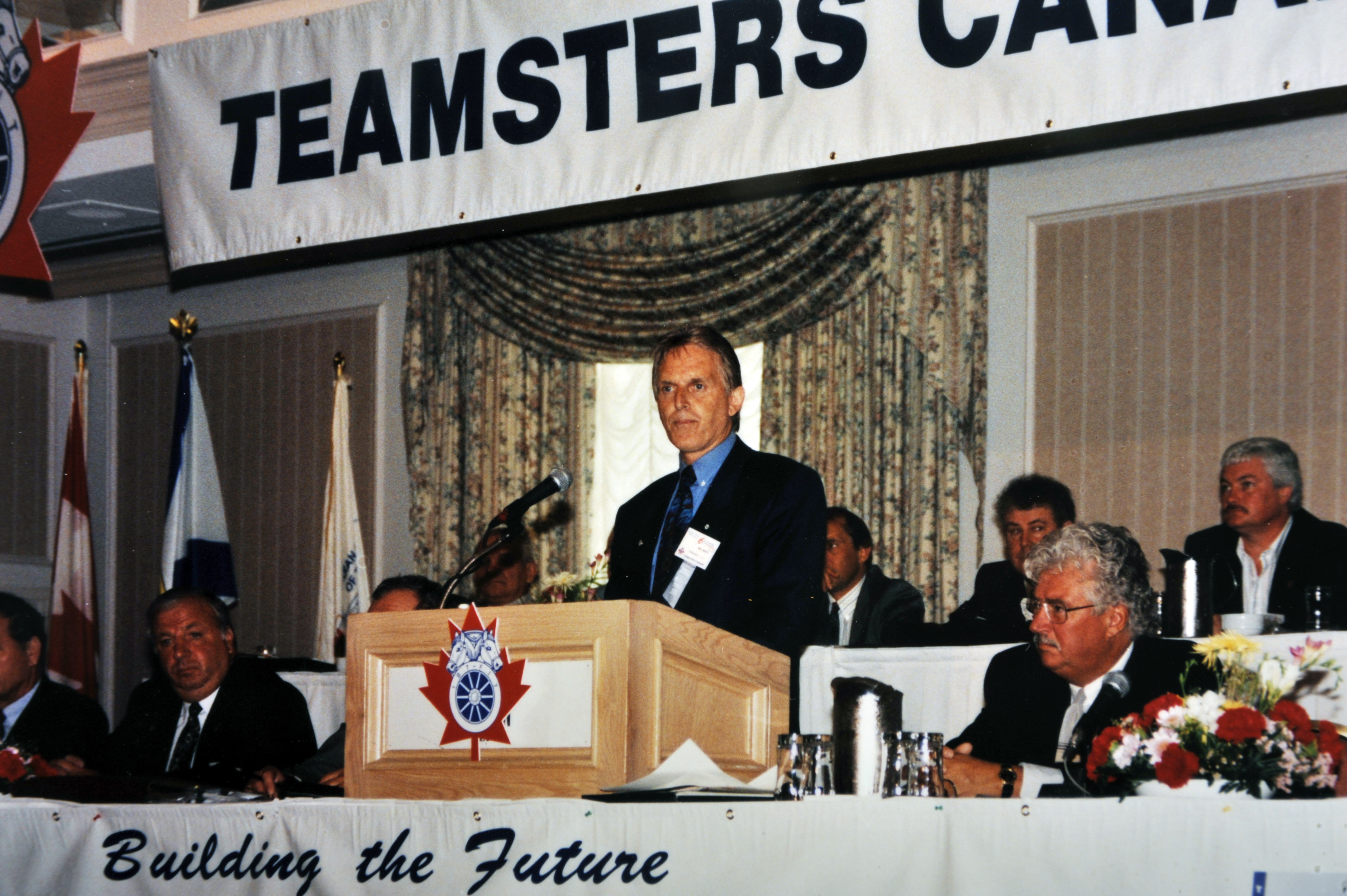 Bob White 1993 Halifax Convention Teamsters Canada Teamsters