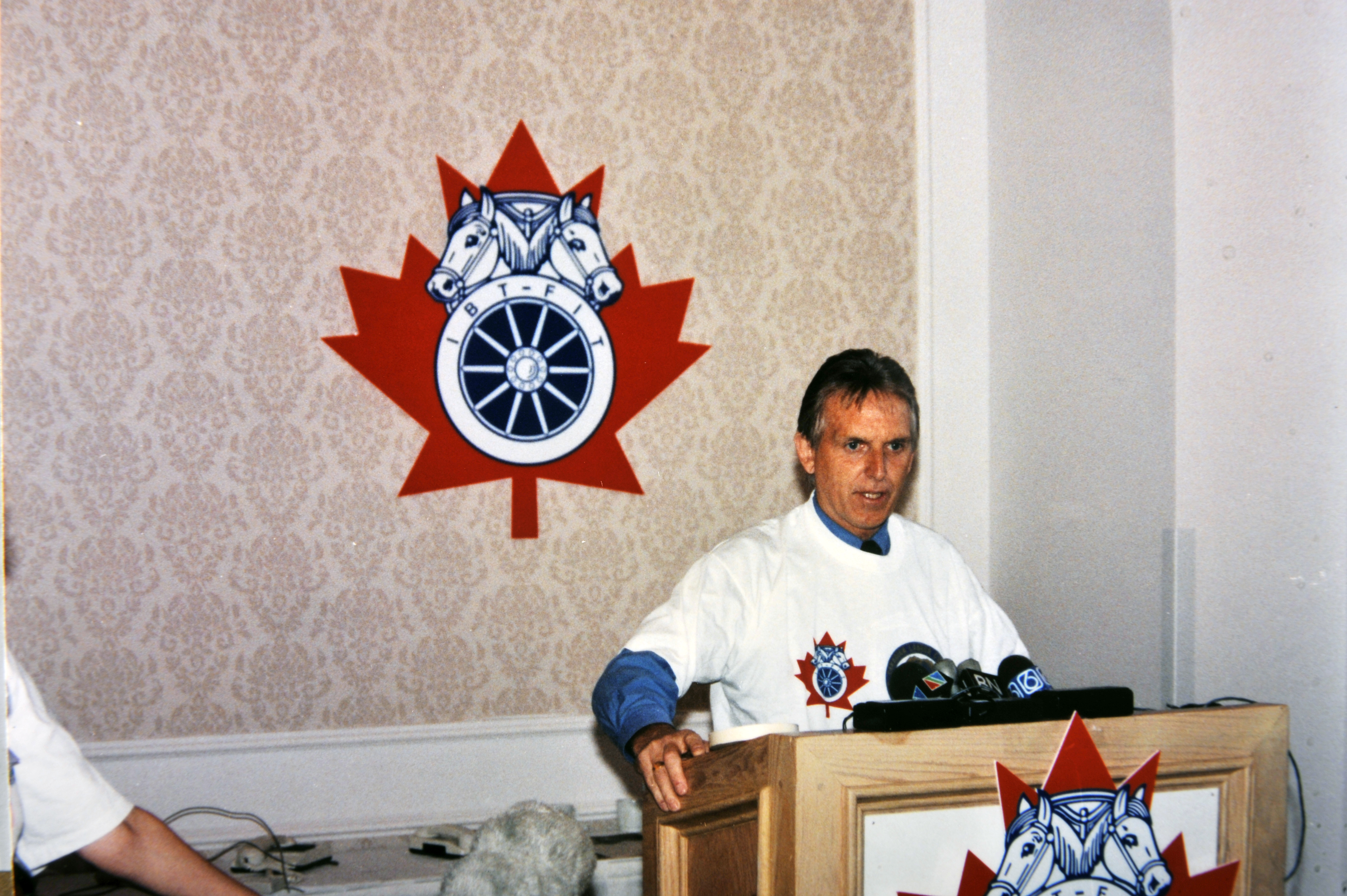 Bob White 1993 Halifax Convention Teamsters Canada Teamsters