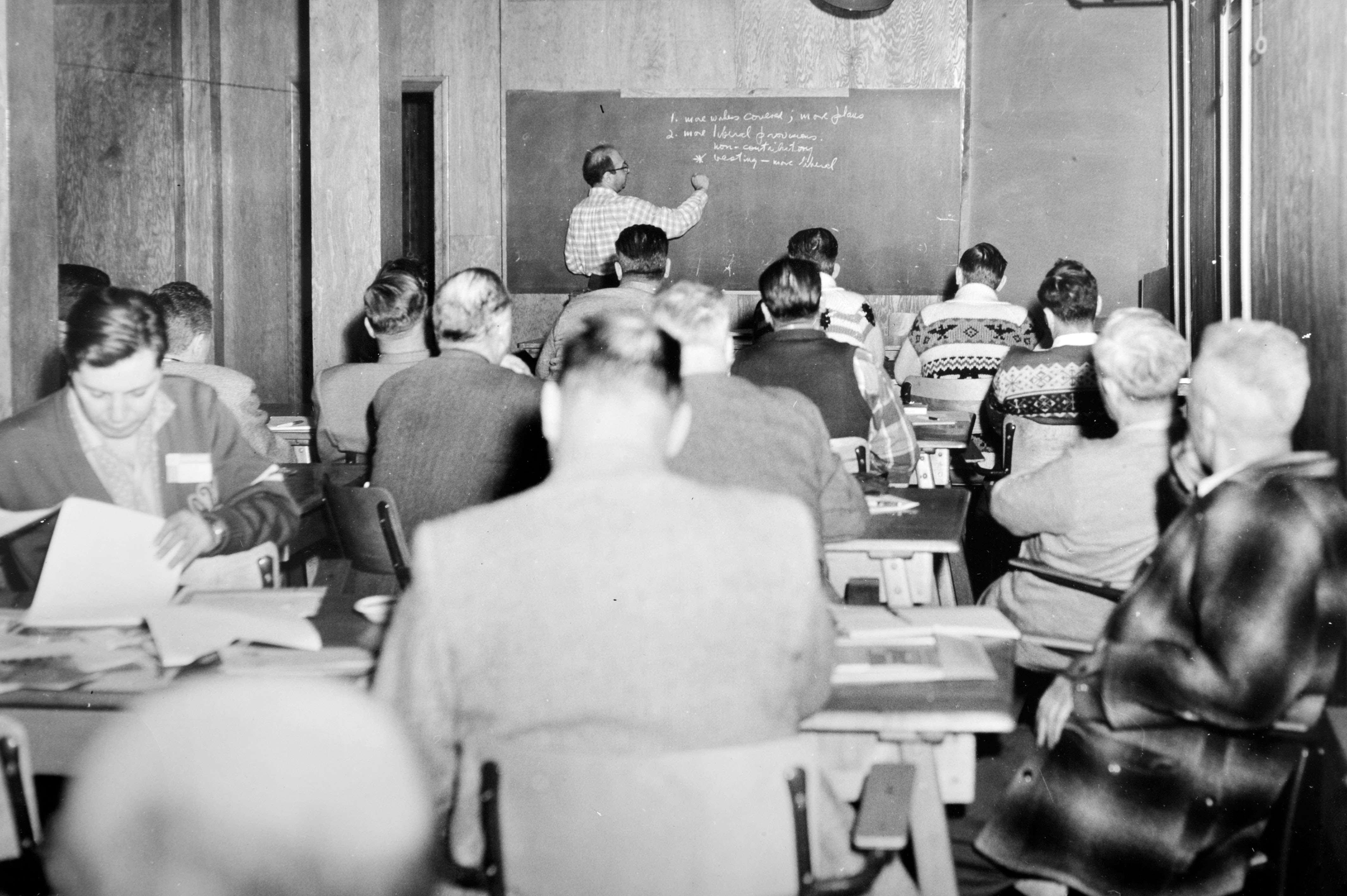 1961 BC British Columbia staff seminars from the presidents office mixed box 1958
